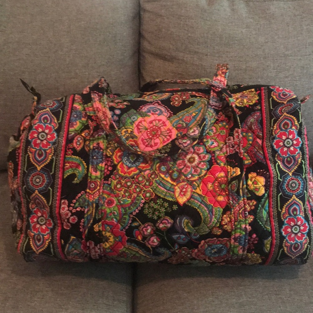 Vera Bradley Iconic Large Duffel Travel Bag